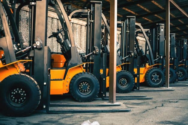 Forklifts Outside